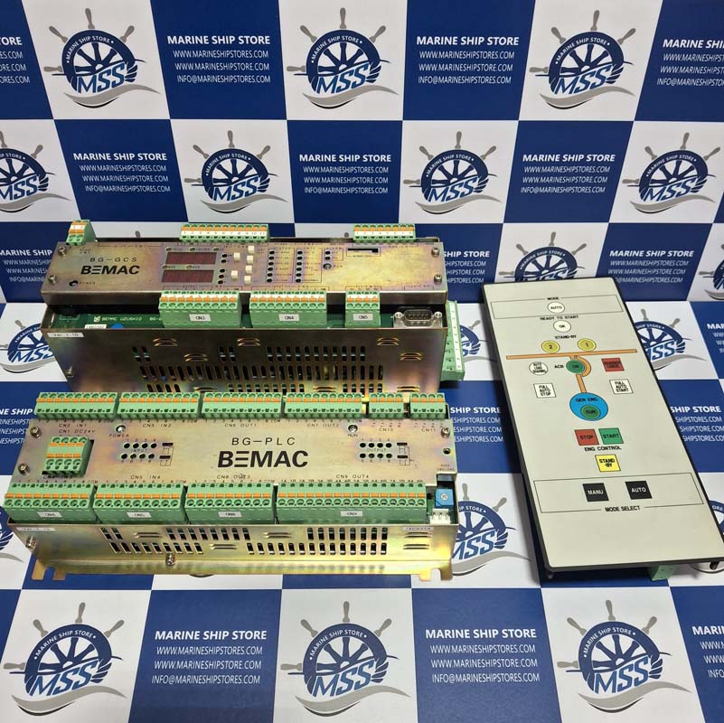 BEMAC UZUSHIO BG-GCS 10A004 BG-PLC 10A004 GENERATOR NETWORK CONTROLLER COMPELET UNIT