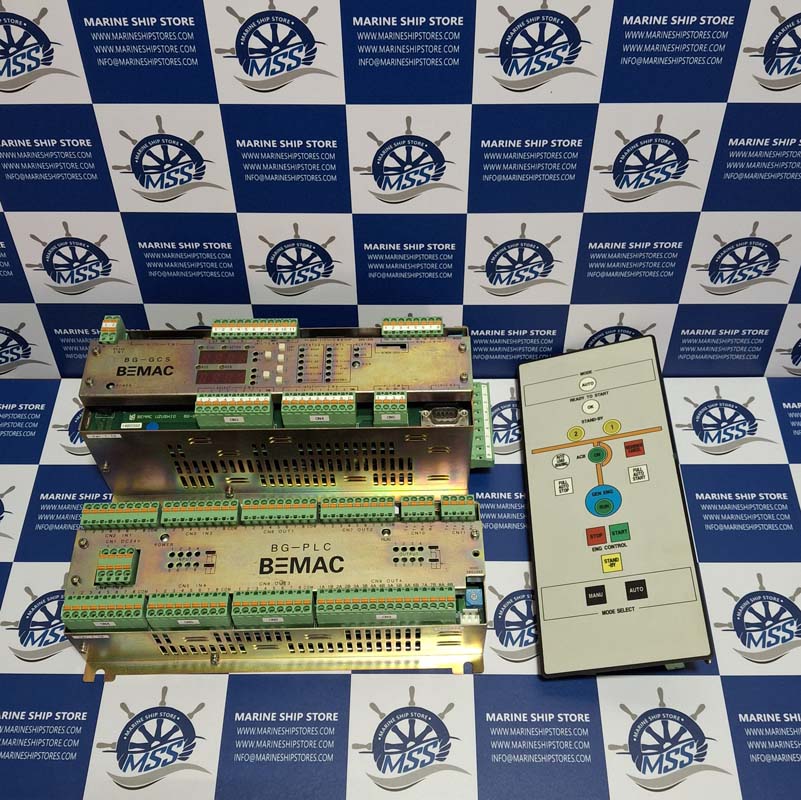 BEMAC UZUSHIO BG-GCS 10A004 BG-PLC 10A004 GENERATOR NETWORK CONTROLLER COMPELET UNIT