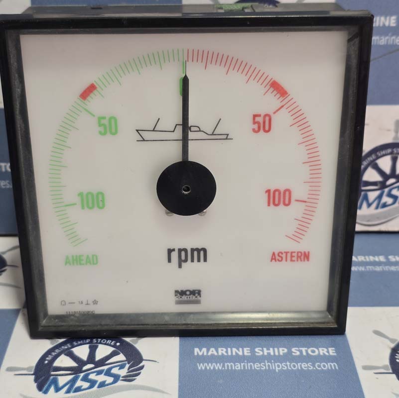 DEIF NORCONTROL DLQ144-PC-NB 100-0-100 RPM INDICATOR