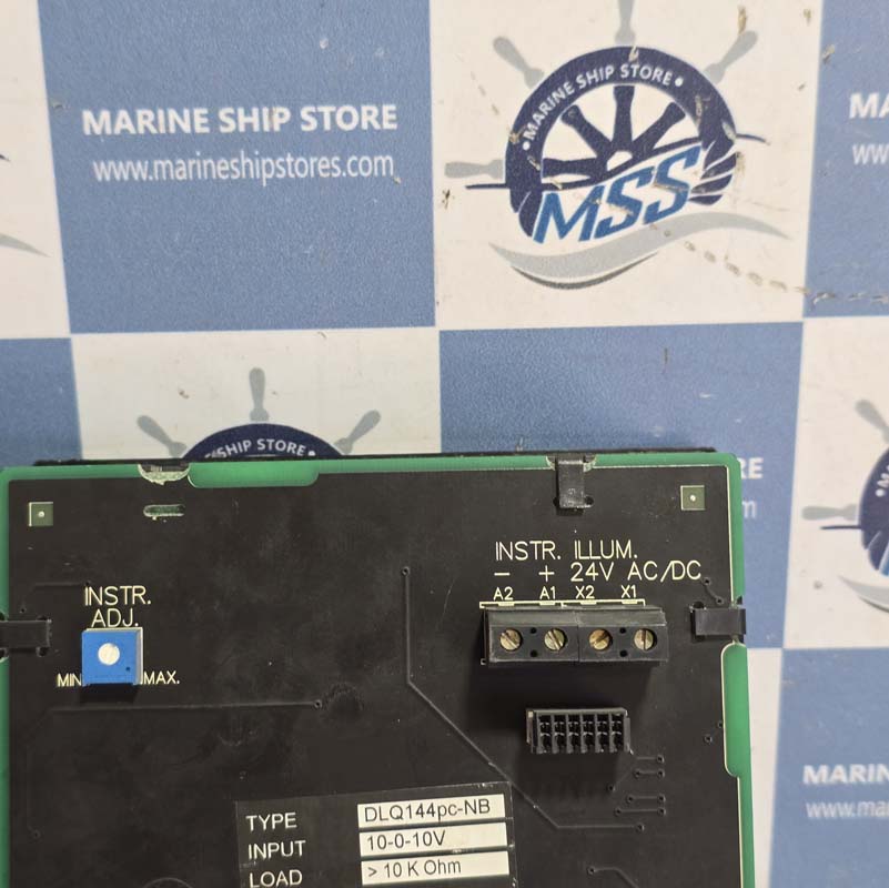 DEIF NORCONTROL DLQ144-PC-NB 100-0-100 RPM INDICATOR