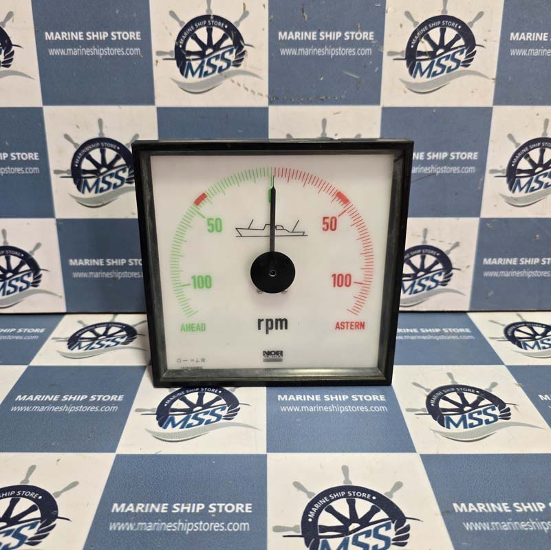 DEIF NORCONTROL DLQ144-PC-NB 100-0-100 RPM INDICATOR