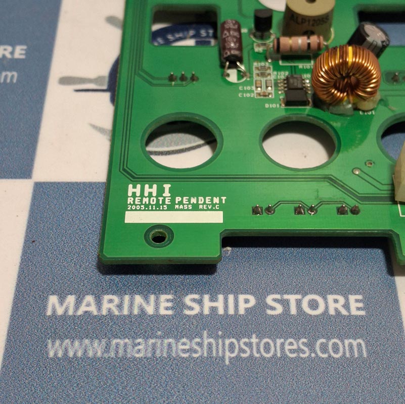 HYUNDAI HEAVY INDUSTRIES HHI REV.C REMOTE PENDENT PCB CARD-2 HYUNDAI HEAVY INDUSTRIES HHI REV.C REMOTE PENDENT PCB CARD