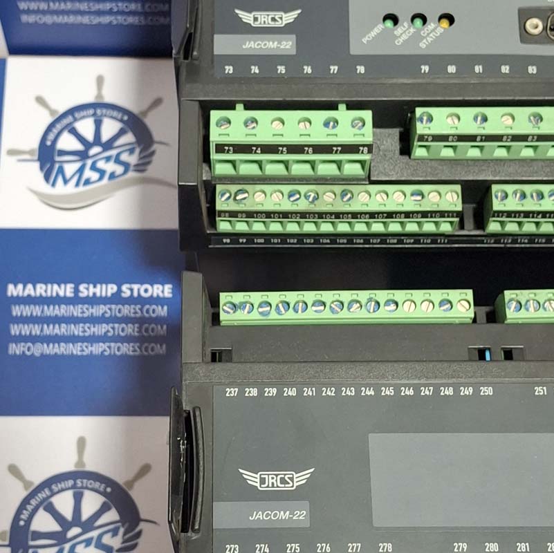 JRCS JACOM-22 2710137401 MAIN UNIT JACOM-22 121404 ALARM INTERFACE UNIT JACOM-22 DISPLAY COMPLETE UNIT