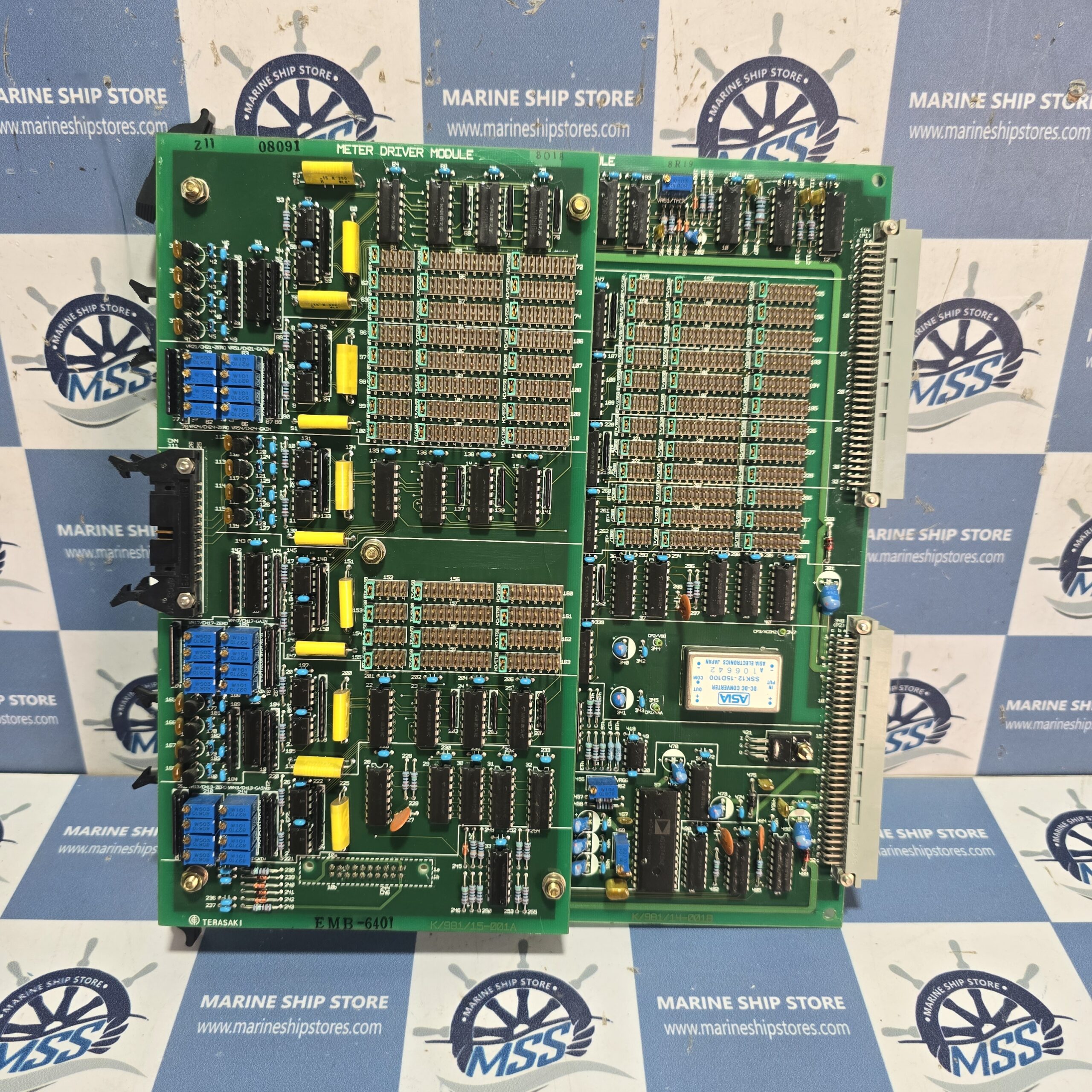 TERASAKI EMB-6301 K-981-14-001B EMB-6401 K-981-15-001A TM-TMA I-F MODULE METER DRIVER MODULE