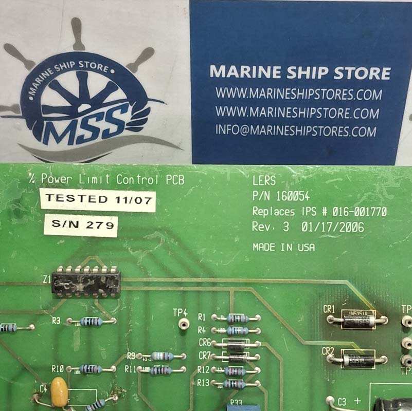 LOUISIANA ELECTRIC 160054 POWER LIMIT CONTROL PCB