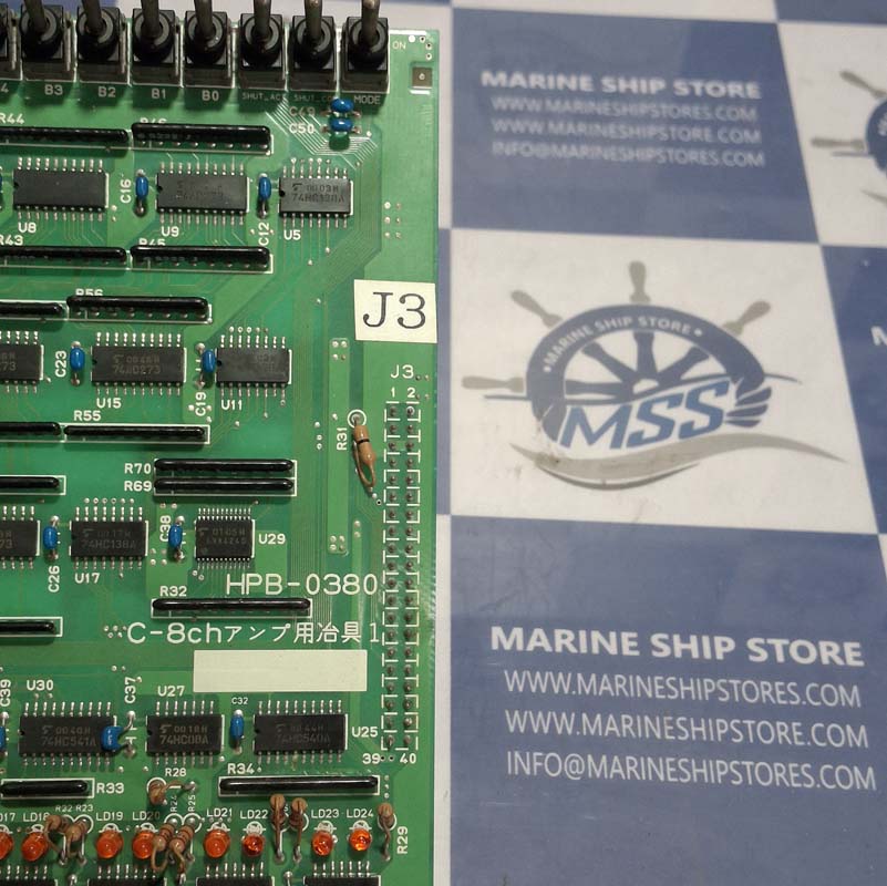MARINE ELECTRONICS HPB-0380 C-8CH PCB BOARD