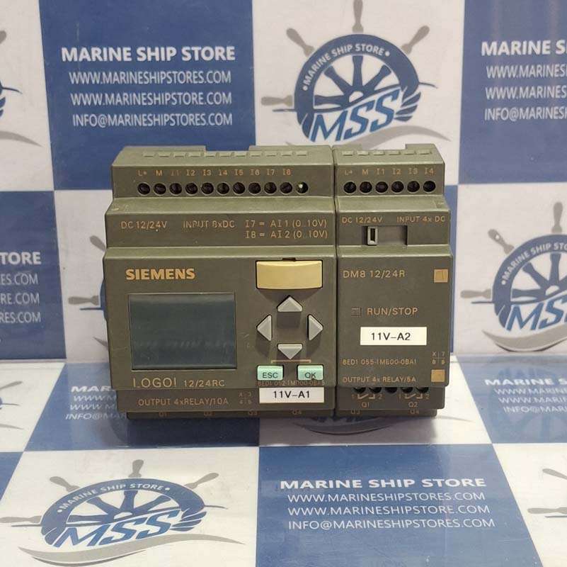 SIEMENS 6ED1 052-1MD00-0BA5 6ED1 055-1MB00-0BA1 LOGIC MOD DISPLAY CONTROLLER EXPANSION MODULE