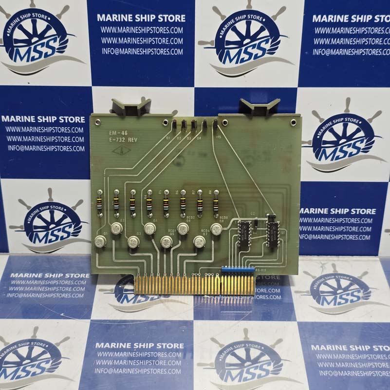 HENSCHEL EM-46 E-732 REV PCB BOARD, HENSCHEL EM-46 E-732 REV, EM-46 E-732 REV PCB BOARD, EM-46 E-732 REV, MARINE SHIP STORE