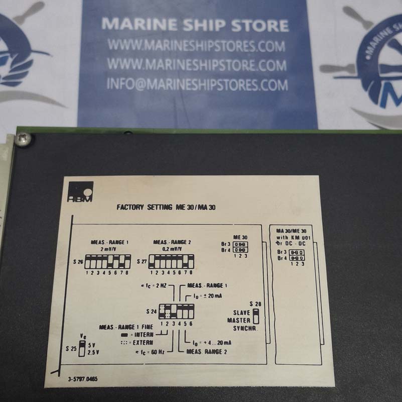 HOTTINGER BALDWIN MESSTECHNIK ME30 PCB CARD