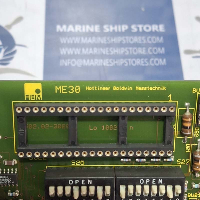 HOTTINGER BALDWIN MESSTECHNIK ME30 PCB CARD