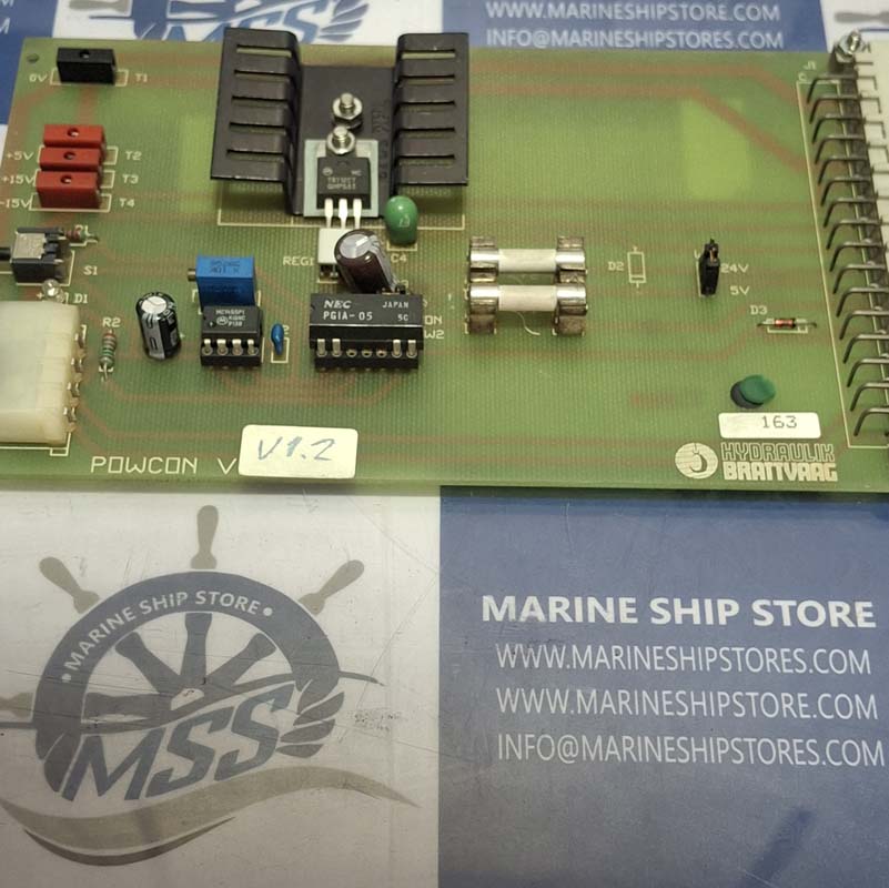 HYDRAULIK BRATTVAAG POWCON V1.2 PCB CARD-2 HYDRAULIK BRATTVAAG POWCON V1.2 PCB CARD
