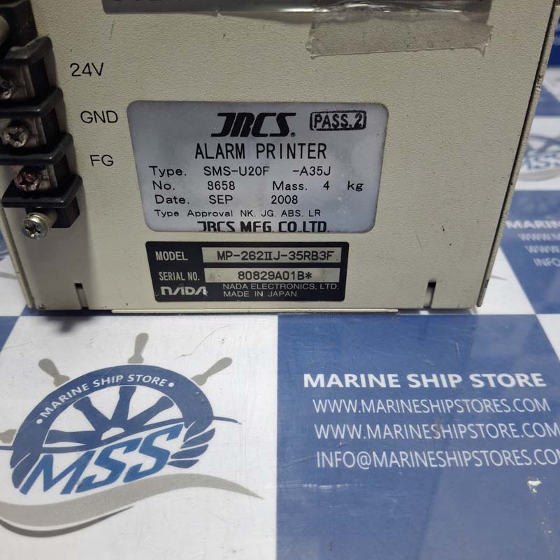 JRCS NADA SMS-U20F-A35J MP-262IIJ-35RB3F ALARM PRINTER-5 JRCS NADA SMS-U20F-A35J MP-262IIJ-35RB3F ALARM PRINTER