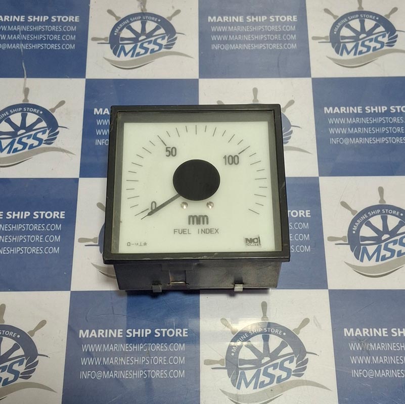 NOR CONTROL DLQ96 RANGE 0-100 MM FUEL INDEX RPM METER