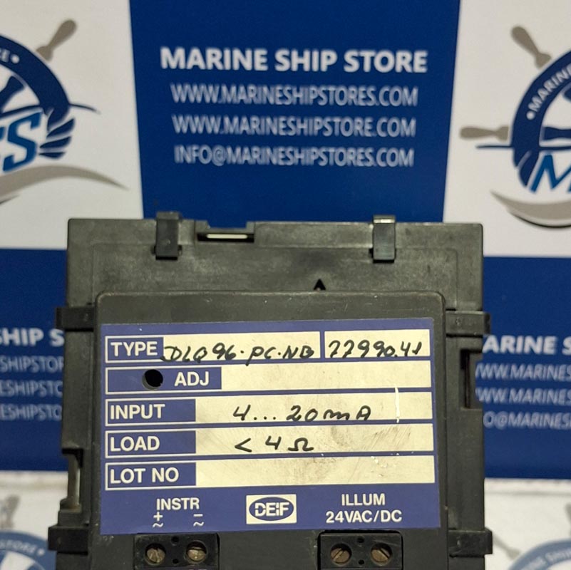 NOR CONTROL DLQ96 RANGE 0-100 MM FUEL INDEX RPM METER