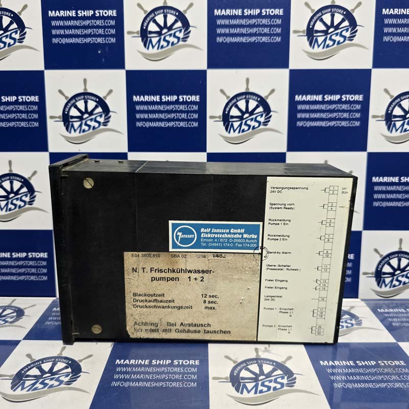 ROLF JANSSEN E04.3800.510 CONTROL UNIT