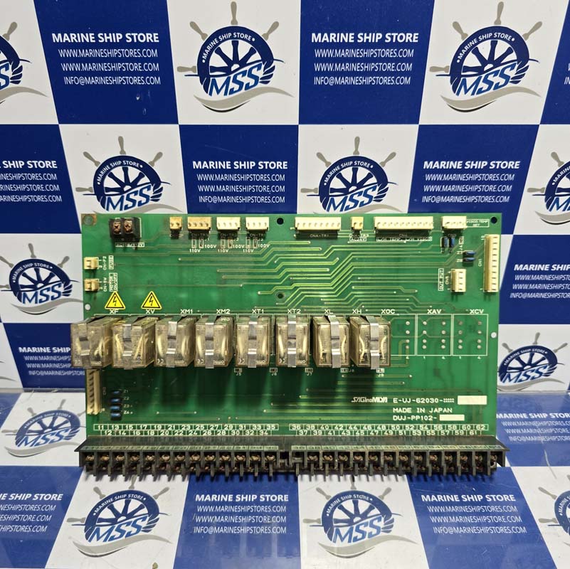 SAGINOMIYA E-UJ-62030 DUJ-PP102 RELAY BOARD
