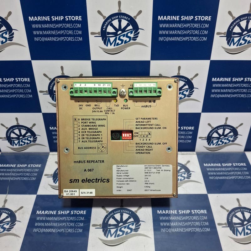 SM ELECTRICS A067 5011-000-0700 TELEGRAPH SYSTEM