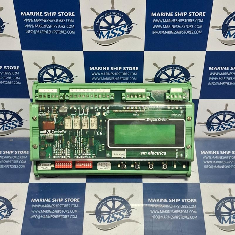 SM ELECTRICS GMBH A067.74 ENGINE ORDER CONTROLLER UNIT-1 SM ELECTRICS GMBH A067.74 ENGINE ORDER CONTROLLER UNIT