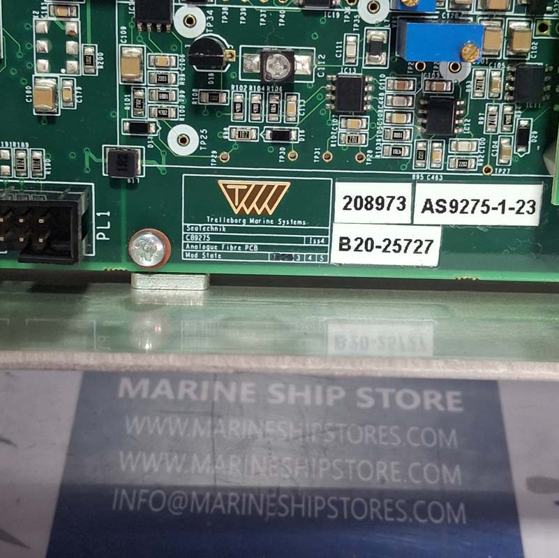 TRELLEBORG MARINE SYSTEMS CB9275 ISS4 ANALOGUE FIBER PCB