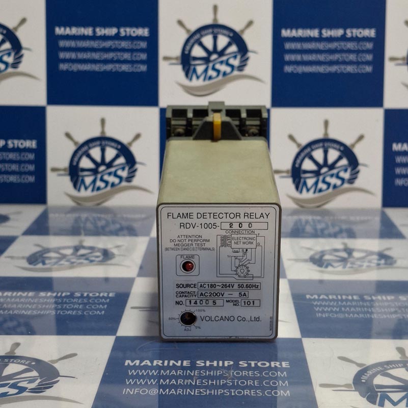 VOLCANO RDV-1005-200 FLAME DETECTOR RELAY-1 VOLCANO RDV-1005-200 FLAME DETECTOR RELAY