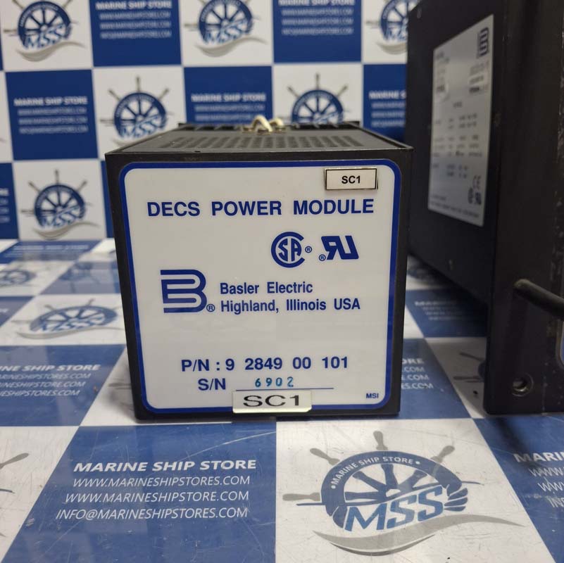 BASLER ELECTRIC 9 2849 00 101 DECS125-15 DECS POWER MODULE DIGITAL EXCITATION CONTROL SYSTEM
