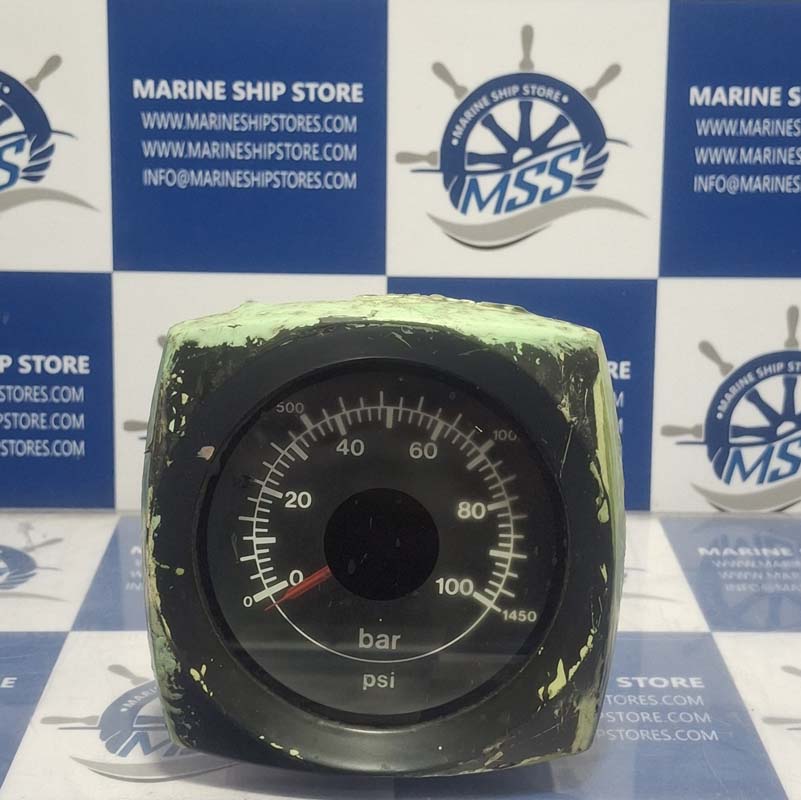 DEIF 0-100 BAR 0-1450 PSI METER