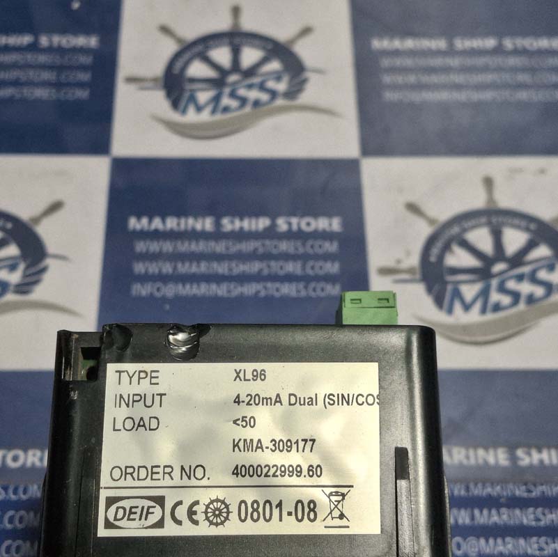 DEIF XL96 400022999.60 0-180 PS SB RPM METER