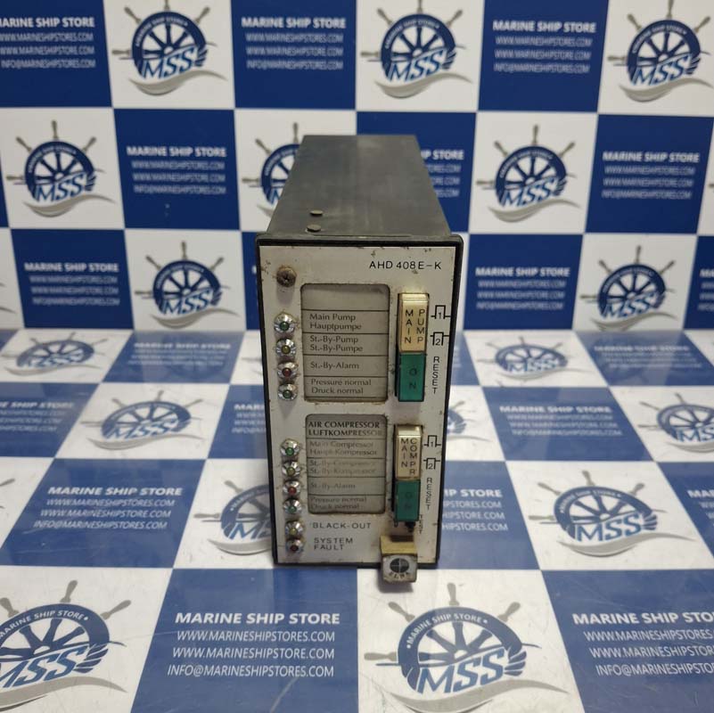 ELNA AHD 408 E-K PUMP AND COMPRESSOR CONTROL ALARM