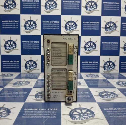 ELNA AHD 408 E-K PUMP AND COMPRESSOR CONTROL ALARM