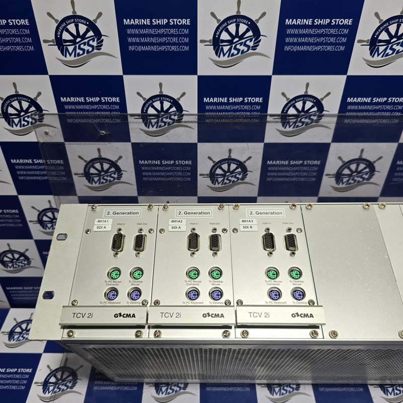 GECMA 84-2 TCV-2I PSU2 CONTROLLER RACK UNIT