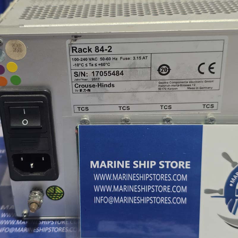 GECMA 84-2 TCV-2I PSU2 CONTROLLER RACK UNIT