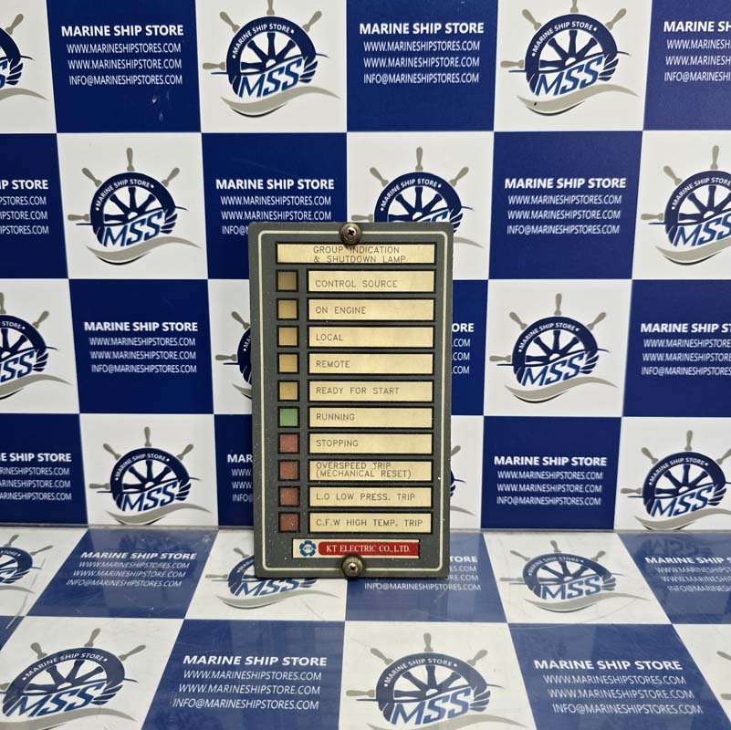 KT ELECTRIC GROUP INDICATION & SHUTDOWN LAMP