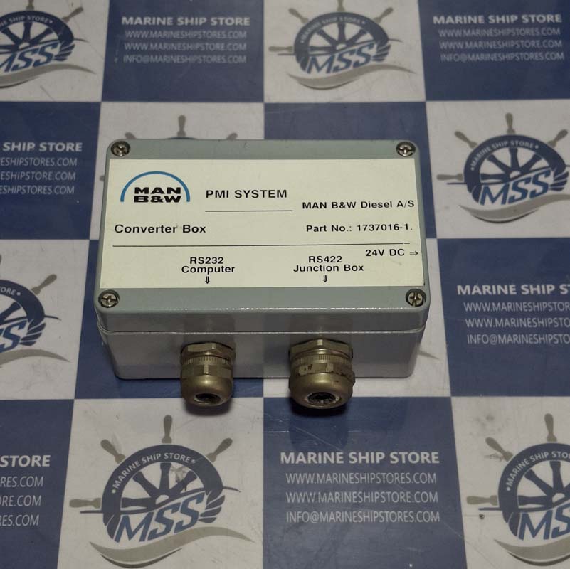 MAN B&W 1737016-1 PMI SYSTEM CONVERTER BOX-2 MAN B&W 1737016-1 PMI SYSTEM CONVERTER BOX