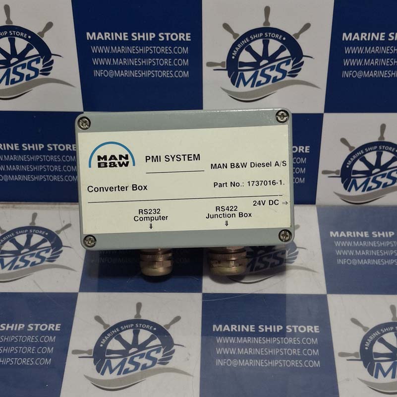 MAN B&W 1737016-1 PMI SYSTEM CONVERTER BOX MAN B&W 1737016-1 PMI SYSTEM CONVERTER BOX