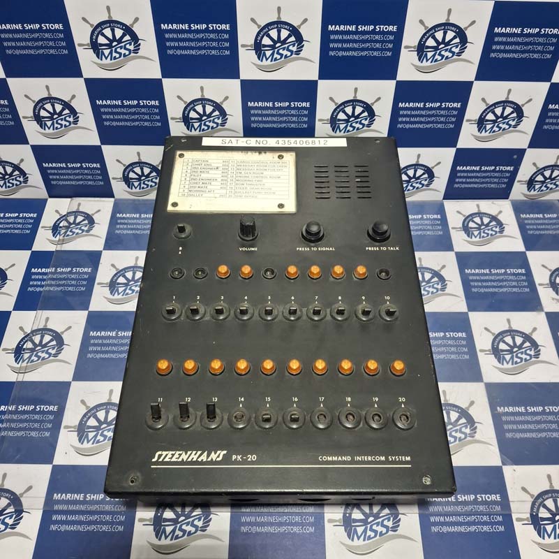 STEENHANS PK-20 COMMAND INTERCOM SYSTEM-3 STEENHANS PK-20 COMMAND INTERCOM SYSTEM