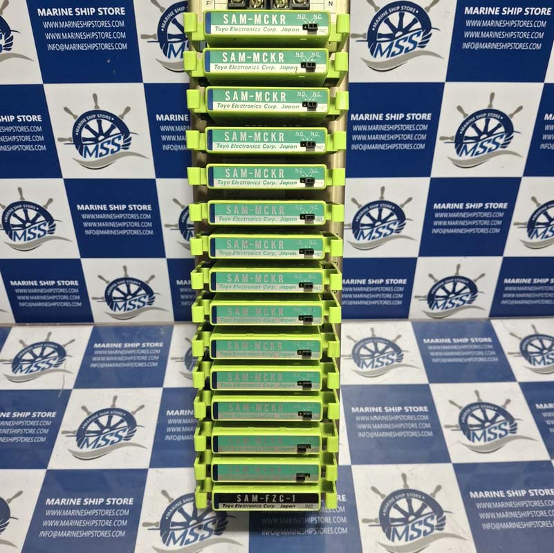 TOYO ELECTRONICS AU-C15 ANNUNCIATOR CHASSIS UNIT