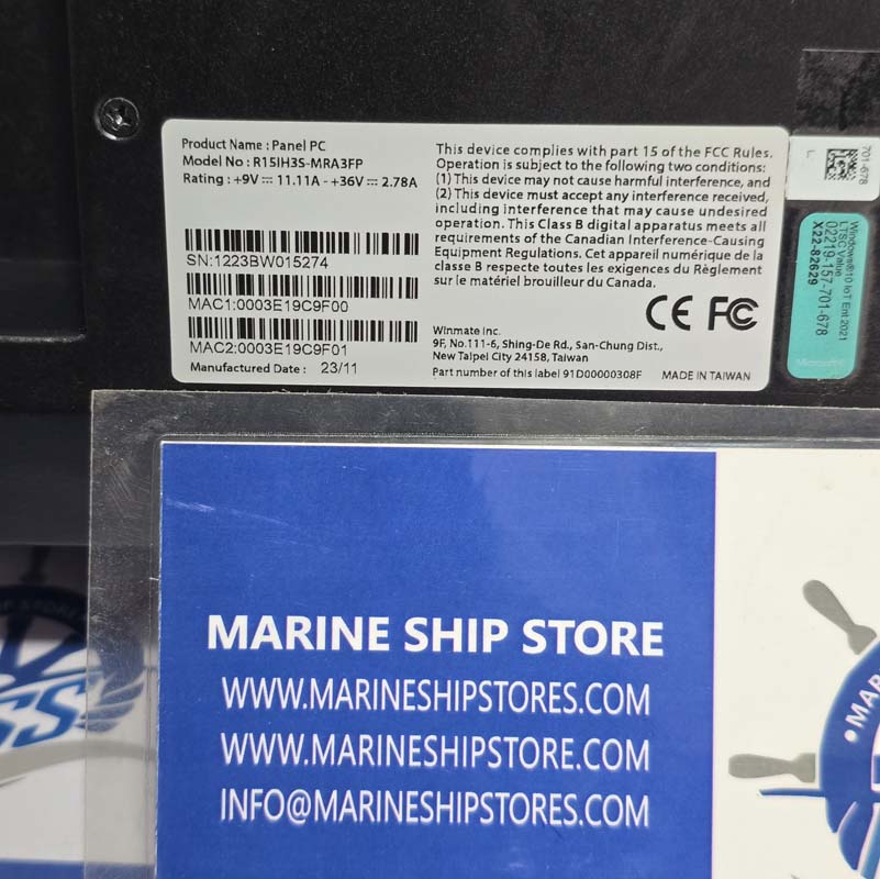 WINMATE R15IH3S-MRA3FP PANEL PC DISPLAY-7 WINMATE R15IH3S-MRA3FP PANEL PC DISPLAY