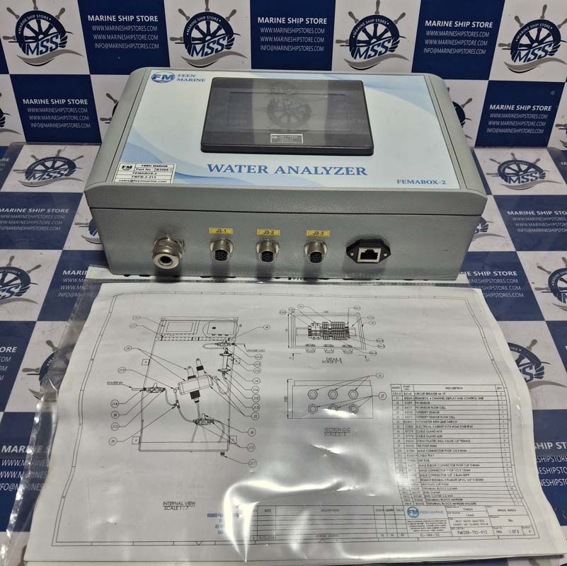 FEEN MARINE B3069-1 FEMABOX-2 FMFB-2-213 WATER ANALYZER-6 FEEN MARINE B3069-1 FEMABOX-2 FMFB-2-213 WATER ANALYZER