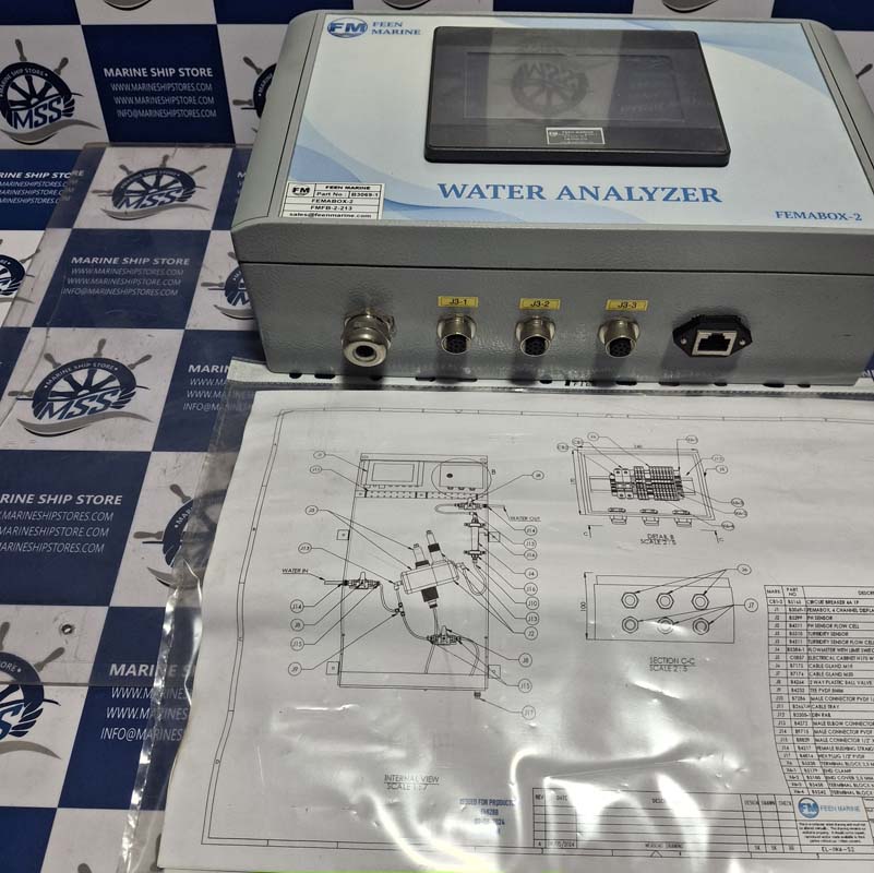 FEEN MARINE B3069-1 FEMABOX-2 FMFB-2-213 WATER ANALYZER-7 FEEN MARINE B3069-1 FEMABOX-2 FMFB-2-213 WATER ANALYZER