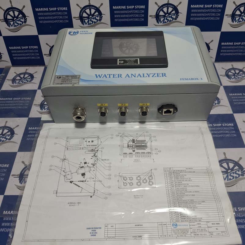 FEEN MARINE B3069-2 FEMABOX-3 FMFB-3-214 WATER ANALYZER-7 FEEN MARINE B3069-2 FEMABOX-3 FMFB-3-214 WATER ANALYZER