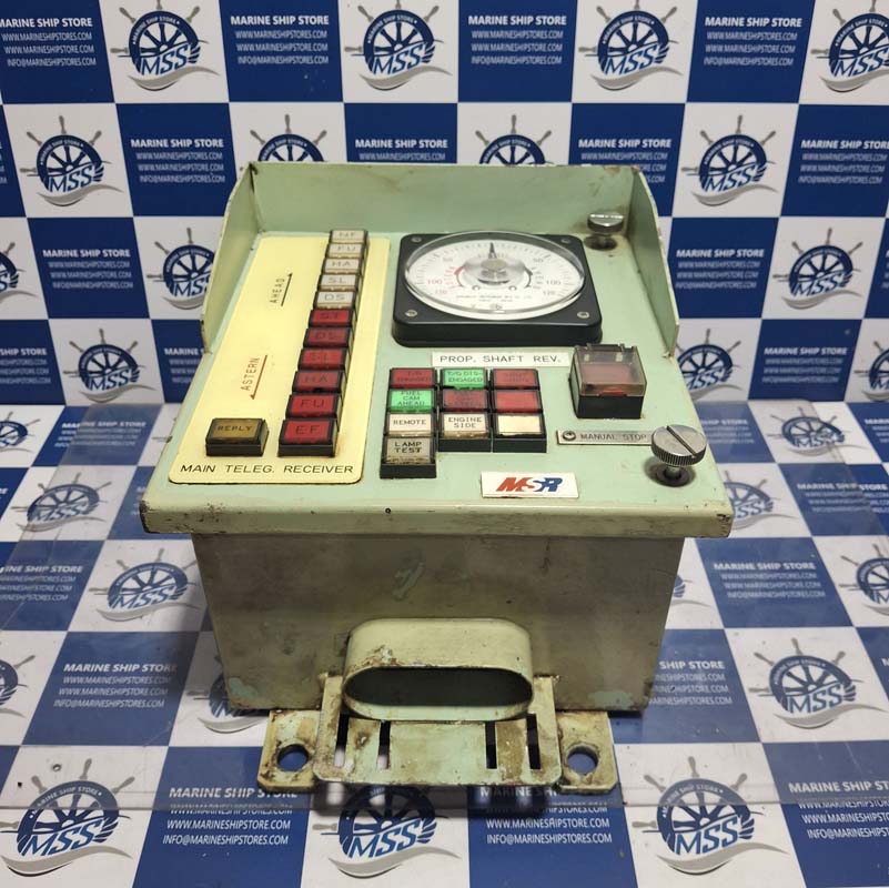 MITSUI ZOSEN SYSTEMS MSR CPIL2 BMS-2000II MAIN TELEGRAPH RECEIVER PANEL-12 MITSUI ZOSEN SYSTEMS MSR CPIL2 BMS-2000II MAIN TELEGRAPH RECEIVER PANEL