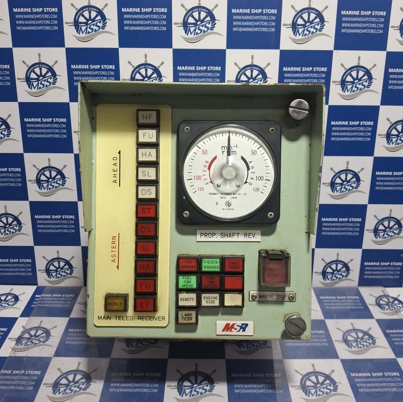 MITSUI ZOSEN SYSTEMS MSR CPIL2 BMS-2000II MAIN TELEGRAPH RECEIVER PANEL MITSUI ZOSEN SYSTEMS MSR CPIL2 BMS-2000II MAIN TELEGRAPH RECEIVER PANEL