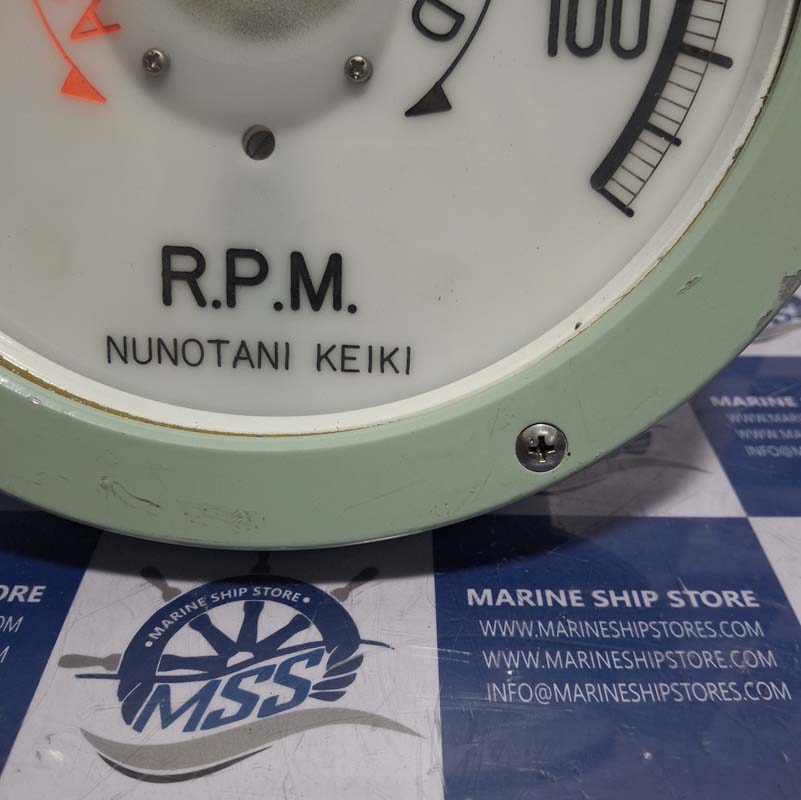 NUNOTANI KEIKI SEISAKUSHO FL200SSK ELECTRIC PROPELLER SHAFT REVOLUTION INDICATOR
