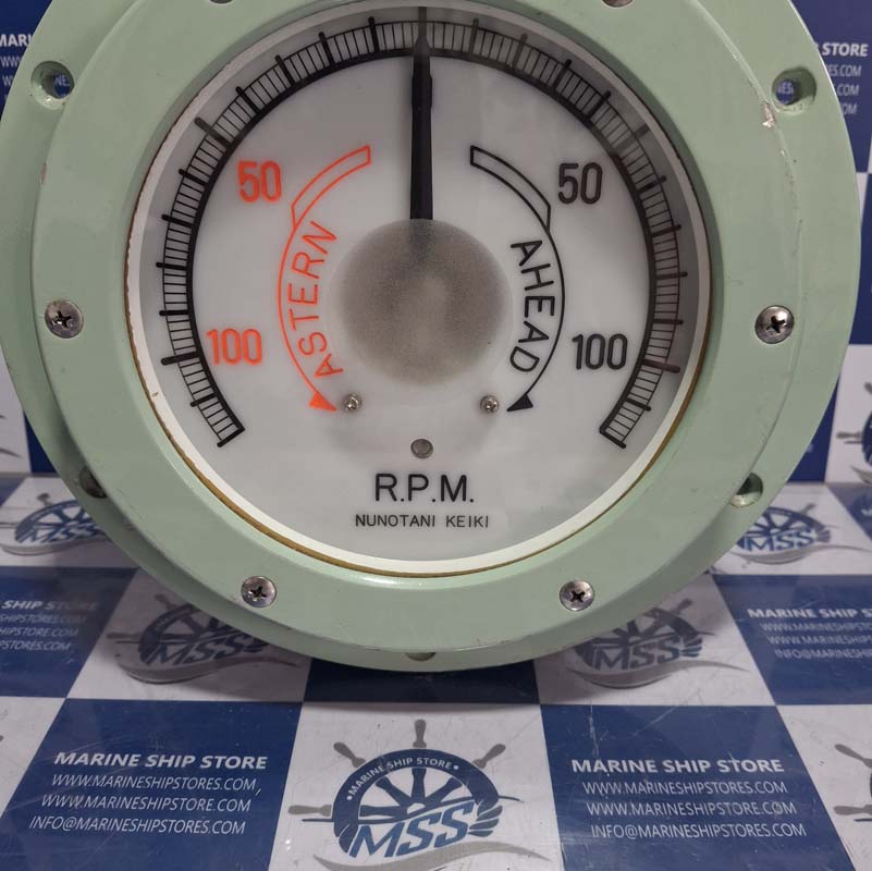 NUNOTANI KEIKI SEISAKUSHO JIS-F-8521-FE150K ELECTRIC PROPELLER SHAFT REVOLUTION INDICATOR-2 NUNOTANI KEIKI SEISAKUSHO JIS-F-8521-FE150K ELECTRIC PROPELLER SHAFT REVOLUTION INDICATOR