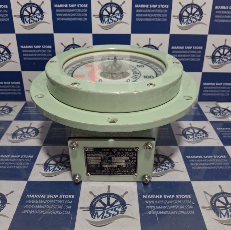NUNOTANI KEIKI SEISAKUSHO JIS-F-8521-FE150K ELECTRIC PROPELLER SHAFT REVOLUTION INDICATOR-3 NUNOTANI KEIKI SEISAKUSHO JIS-F-8521-FE150K ELECTRIC PROPELLER SHAFT REVOLUTION INDICATOR