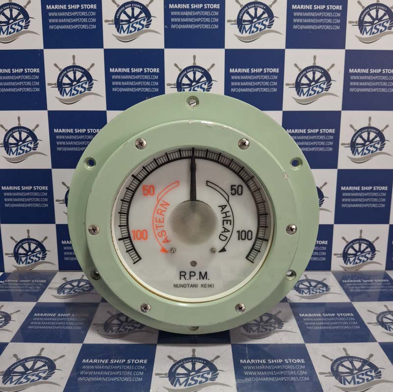NUNOTANI KEIKI SEISAKUSHO JIS-F-8521-FE150K ELECTRIC PROPELLER SHAFT REVOLUTION INDICATOR