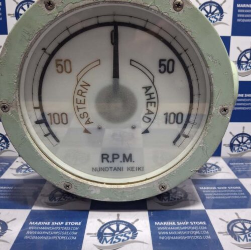 NUNOTANI KEIKI SEISAKUSHO JIS-F-852I-SD-200K ELECTRIC PROPELLER SHAFT REVOLUTION INDICATOR