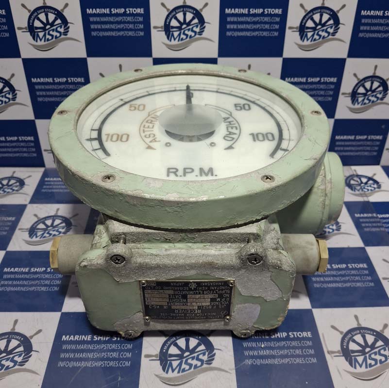NUNOTANI KEIKI SEISAKUSHO JIS-F-852I-SD-200K ELECTRIC PROPELLER SHAFT REVOLUTION INDICATOR