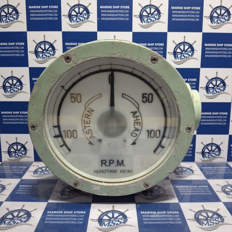 NUNOTANI KEIKI SEISAKUSHO JIS-F-852I-SD-200K ELECTRIC PROPELLER SHAFT REVOLUTION INDICATOR