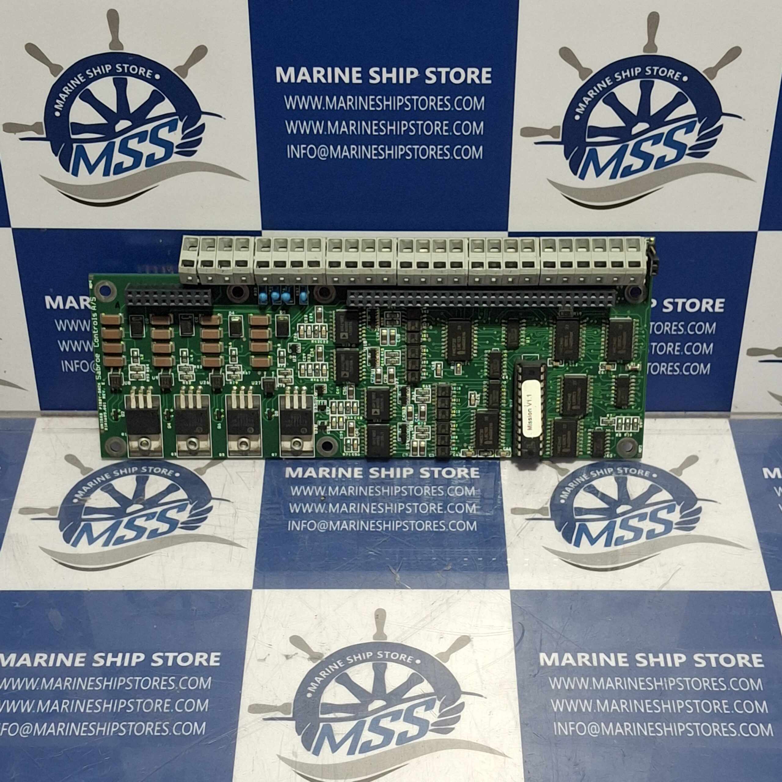 SABROE CONTROLS DIA1605.001 REV-E UNISAB PIBBY-BACK PCB CARD-1 SABROE CONTROLS DIA1605.001 REV-E UNISAB PIBBY-BACK PCB CARD